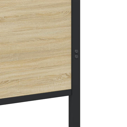 Giroletto senza Materaso in Metallo Rovere Sonoma 120x190 cm