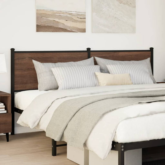 Testiera di Ricambio Rovere Marrone 180 cm Legno Multistrato | homemem39