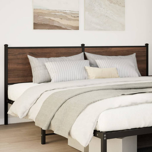 Testiera di Ricambio Rovere Marrone 200 cm Legno Multistrato