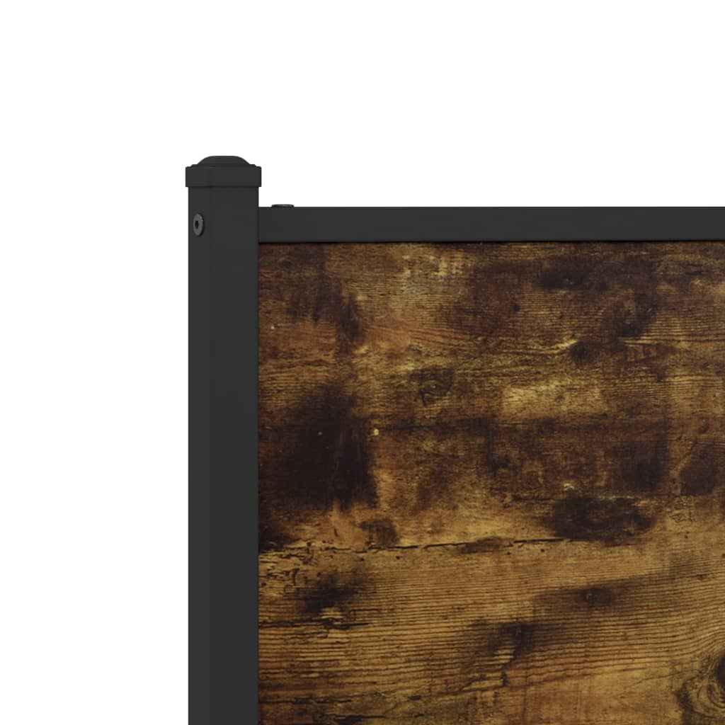 Giroletto senza Materaso in Metallo Rovere Fumo 90x190 cm