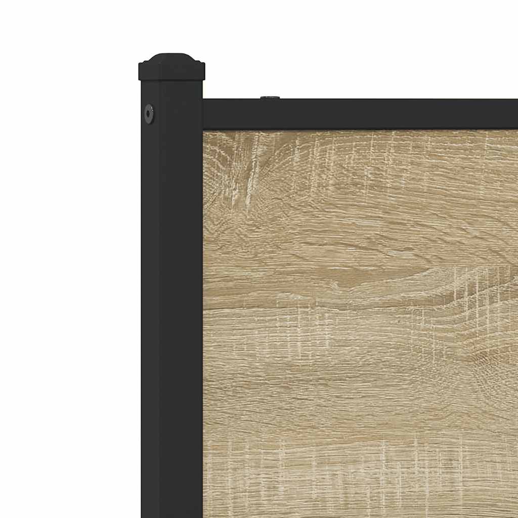 Giroletto senza Materaso in Metallo Rovere Sonoma 107x203 cm