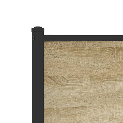 Giroletto senza Materaso in Metallo Rovere Sonoma 90x190 cm