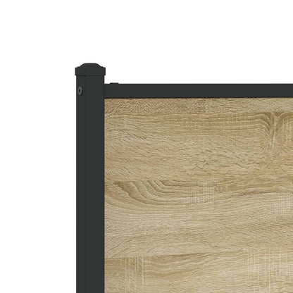 Giroletto senza Materaso in Metallo Rovere Sonoma 100x200 cm