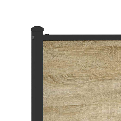 Giroletto senza Materaso in Metallo Rovere Sonoma 140x200 cm