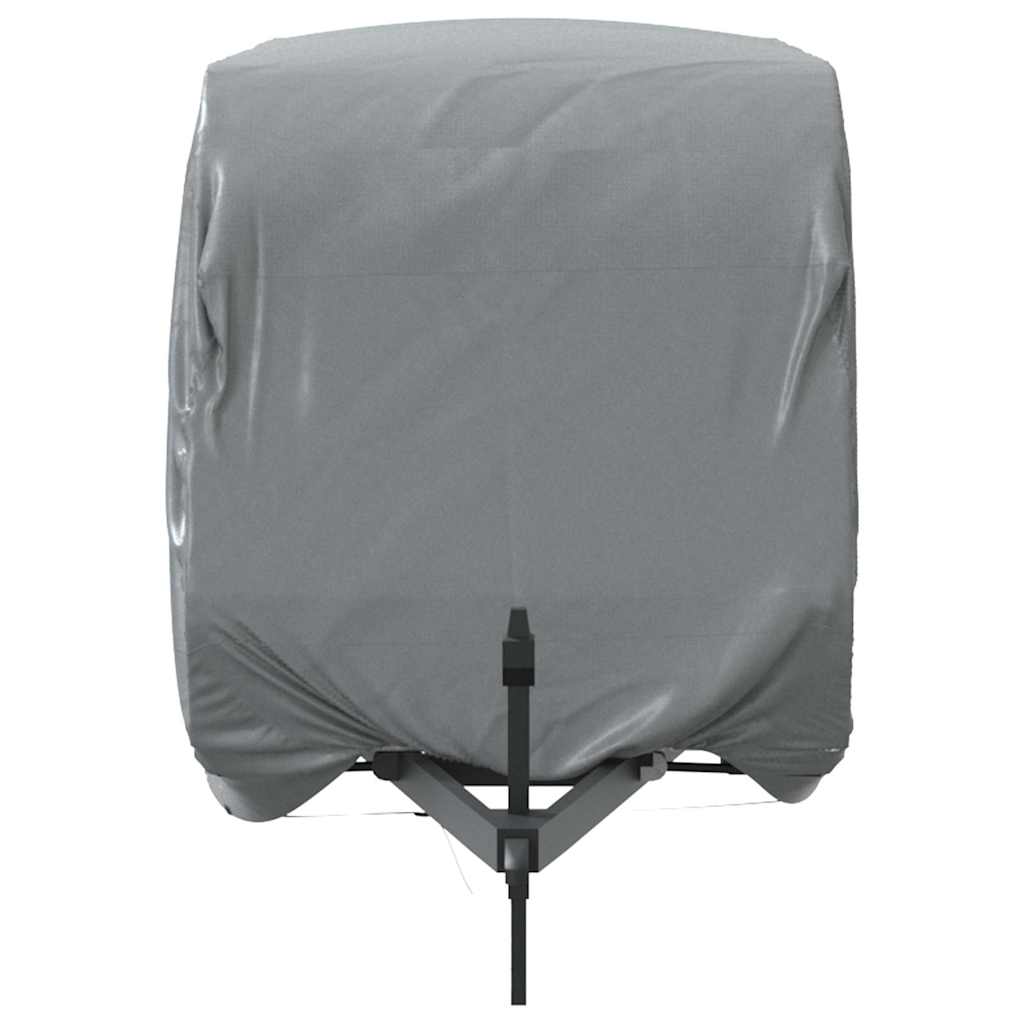 Telo per Roulotte Grigio 460x250x220 cm in Tessuto Non Tessuto | homemem39