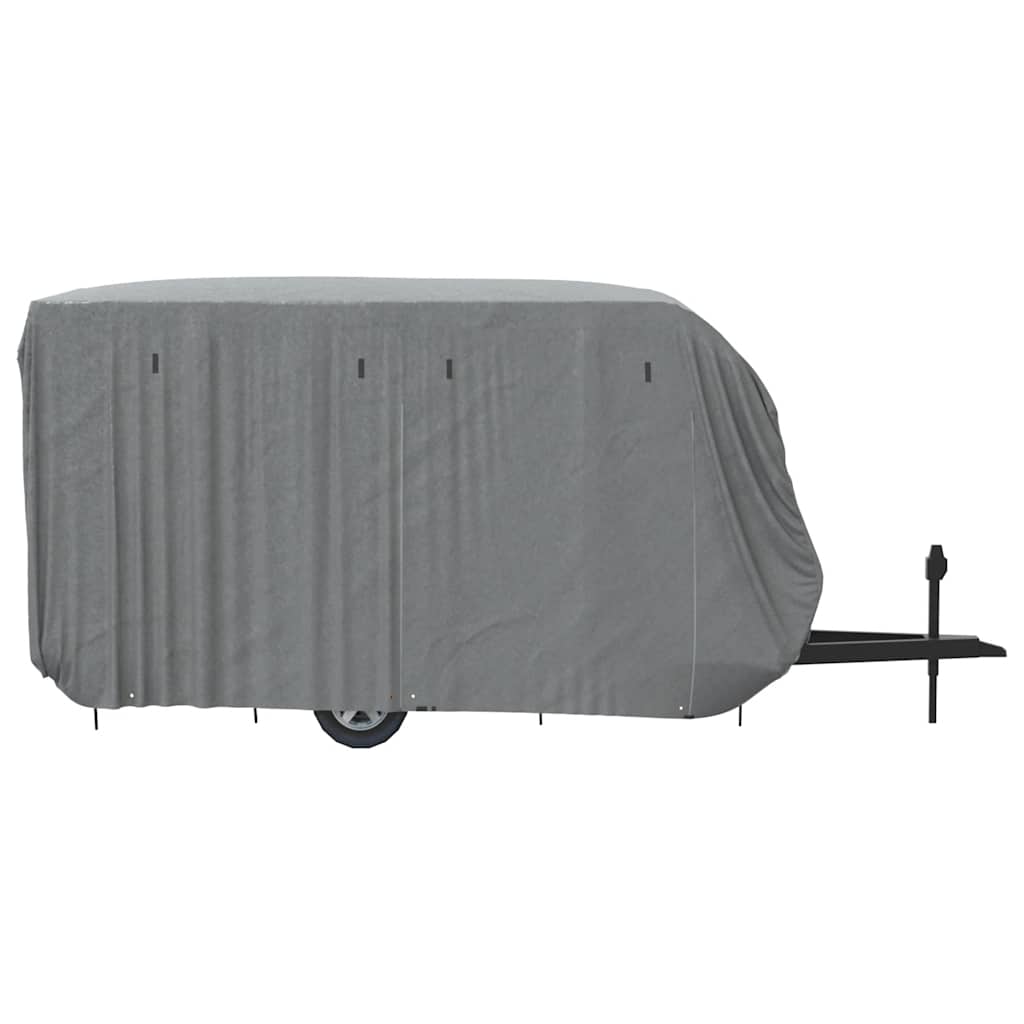 Telo per Roulotte Grigio 460x250x220 cm in Tessuto Non Tessuto | homemem39