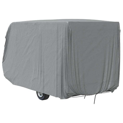 Telo per Roulotte Grigio 460x250x220 cm in Tessuto Non Tessuto | homemem39