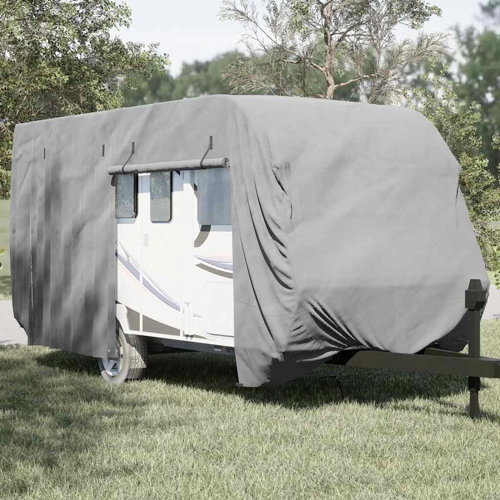 Telo per Roulotte Grigio 550x250x220 cm in Tessuto Non Tessuto | homemem39