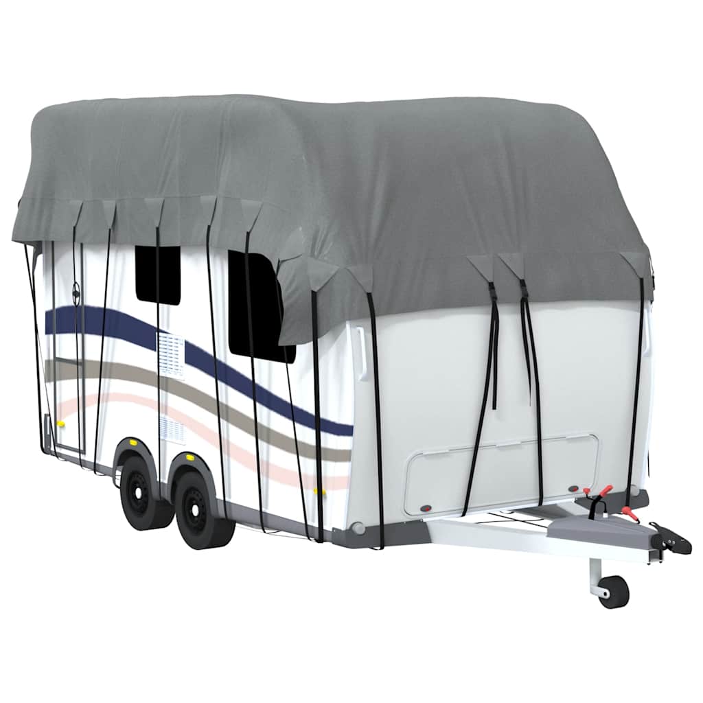 Telo per Roulotte Grigio 500x300 cm in Tessuto Non Tessuto | homemem39