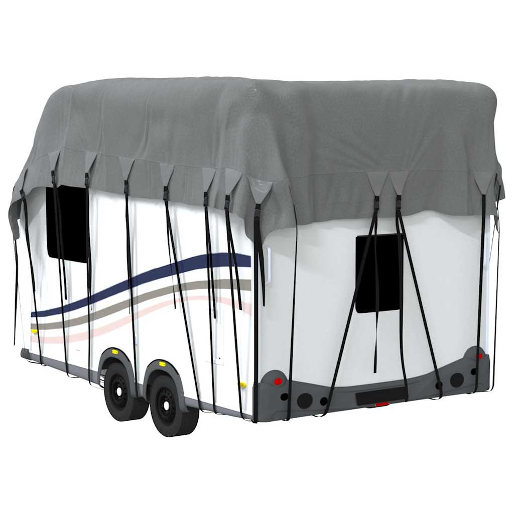 Telo per Roulotte Grigio 500x300 cm in Tessuto Non Tessuto | homemem39