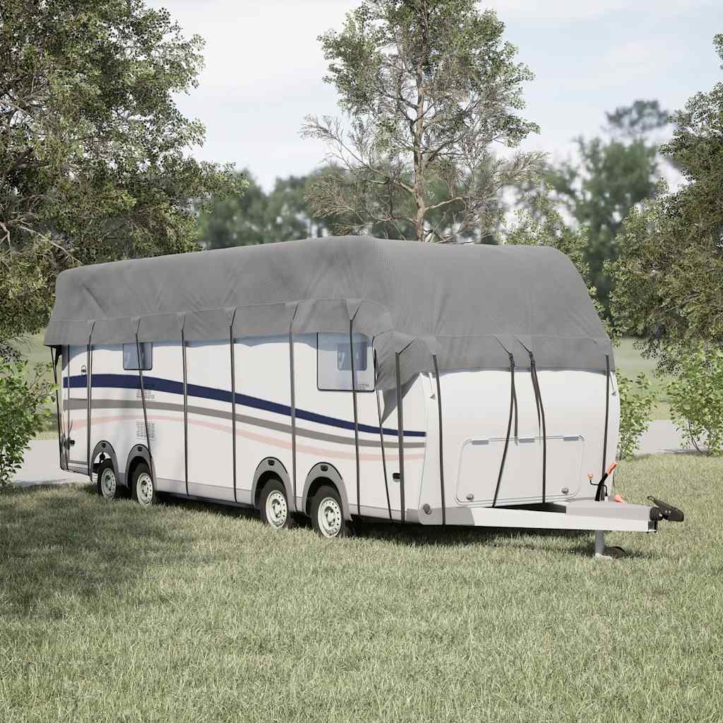 Telo per Roulotte Grigio 900x300 cm in Tessuto Non Tessuto | homemem39