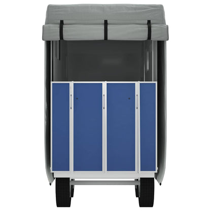 Copertura Rimorchio Cavalli Grigia 396x178x250 cm non Tessuto