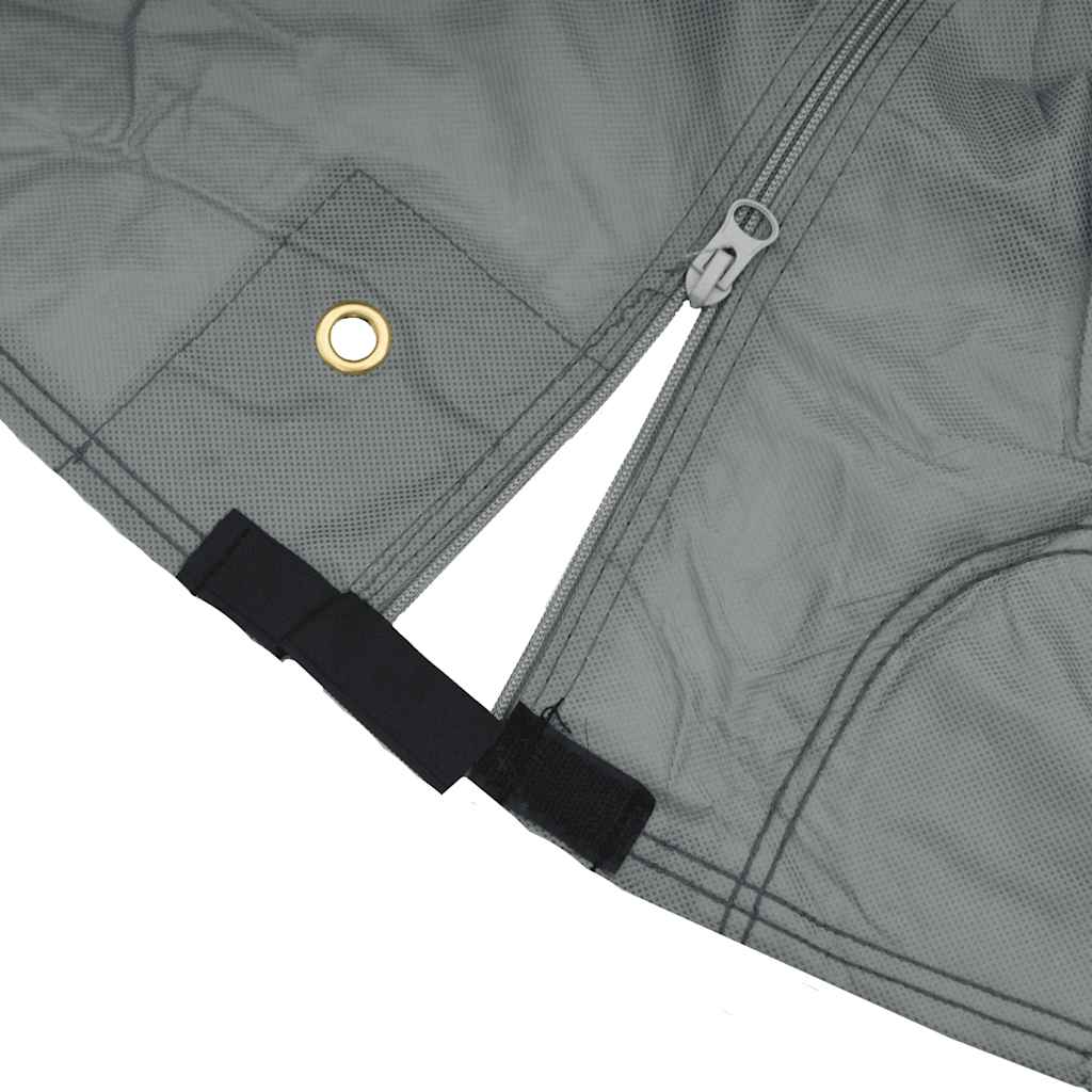 Copertura Rimorchio Cavalli Grigia 396x178x250 cm non Tessuto