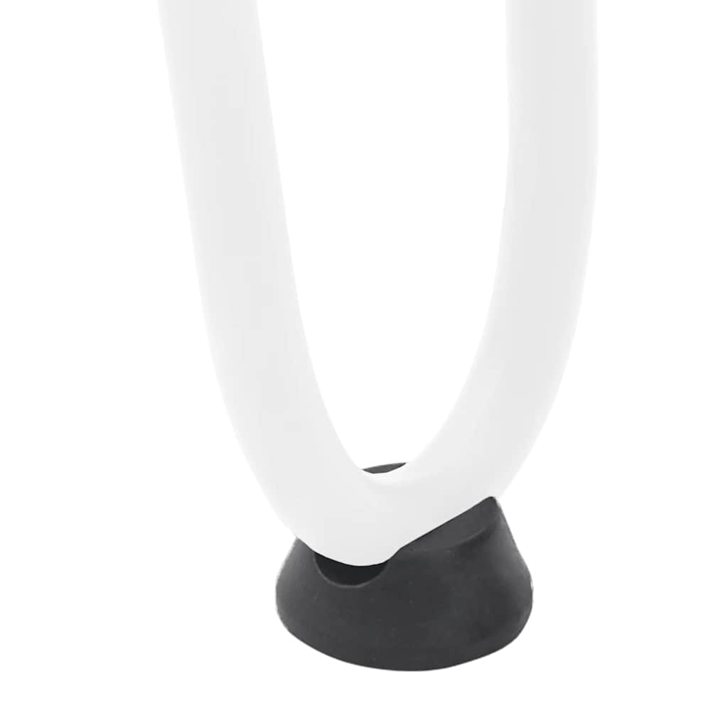 Gambe a forcina per tavolino 4 pz bianche 20 cm