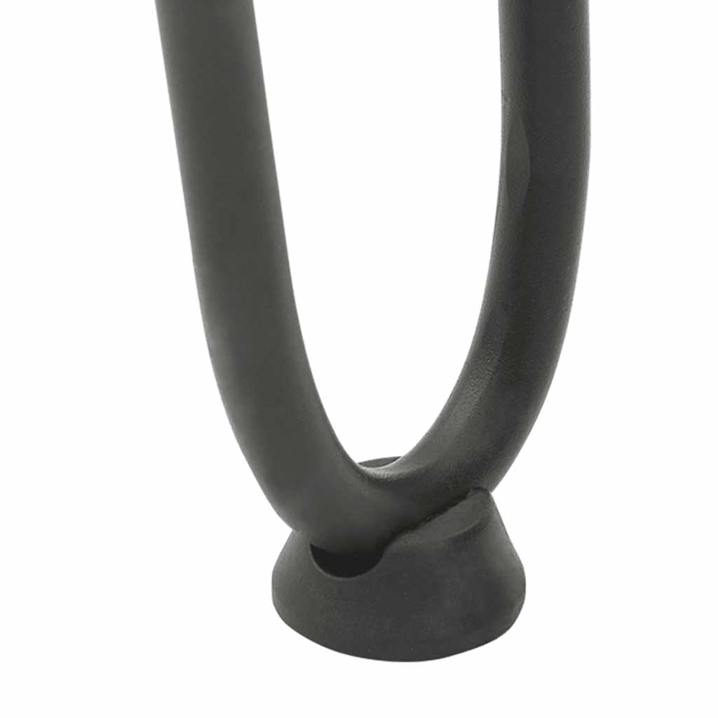 Gambe Tavolo a Forcina 4 pz Antracite 20 cm Acciaio Massiccio