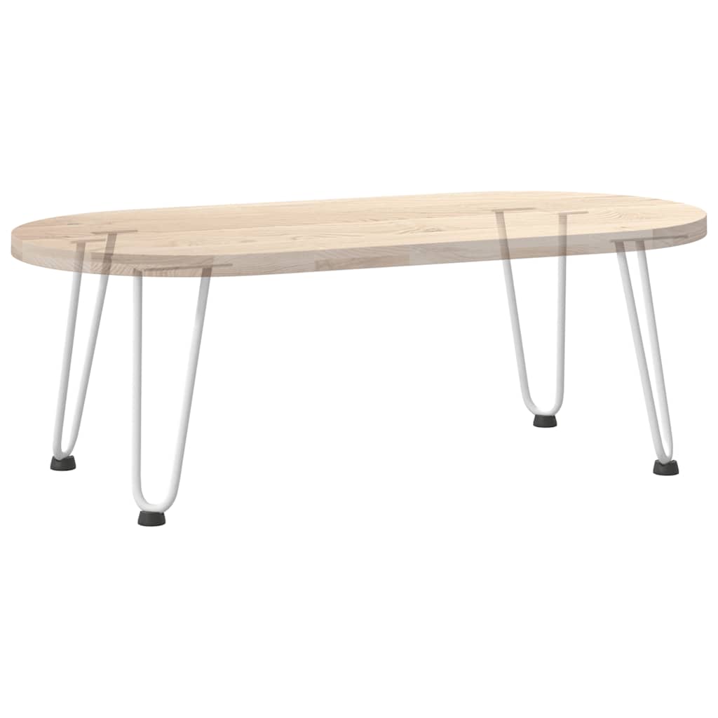 Gambe a forcina per tavolino 4 pz bianche 30 cm