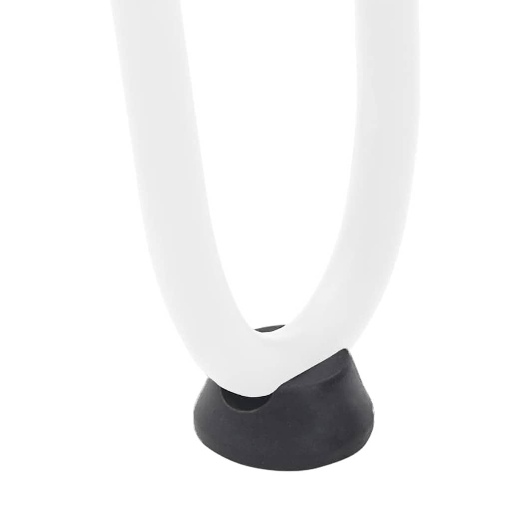 Gambe a forcina per tavolino 4 pz bianche 30 cm