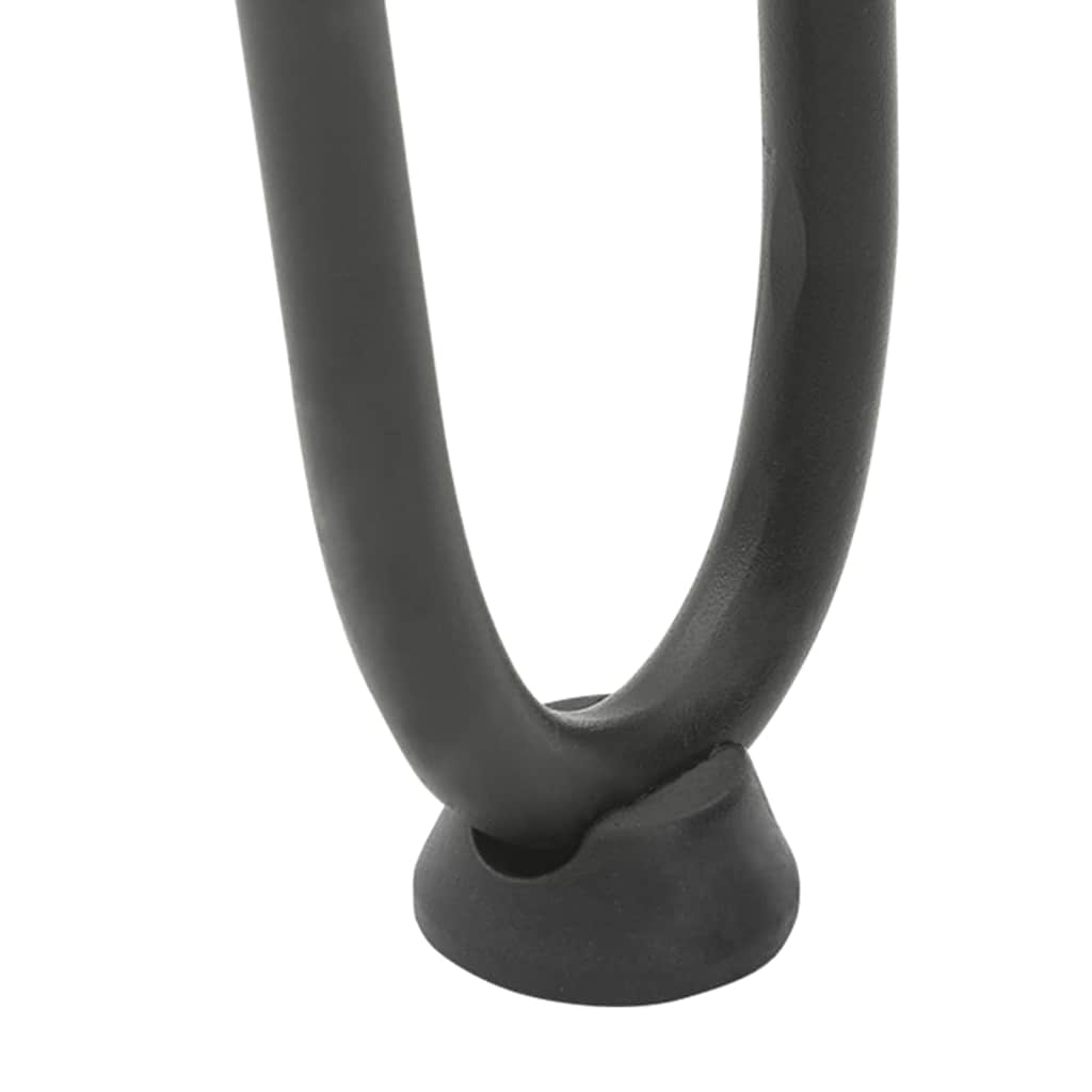 Gambe a forcina per tavolino 4 pz antracite 30 cm
