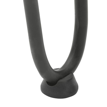 Gambe a forcina per tavolino 4 pz antracite 30 cm