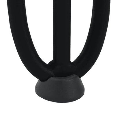 Gambe a forcina per tavolino da caffè 4 pz nere 42 cm