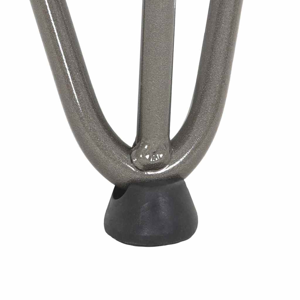 Gambe Tavolo a Forcina 4 pz 72 cm Acciaio Massiccio