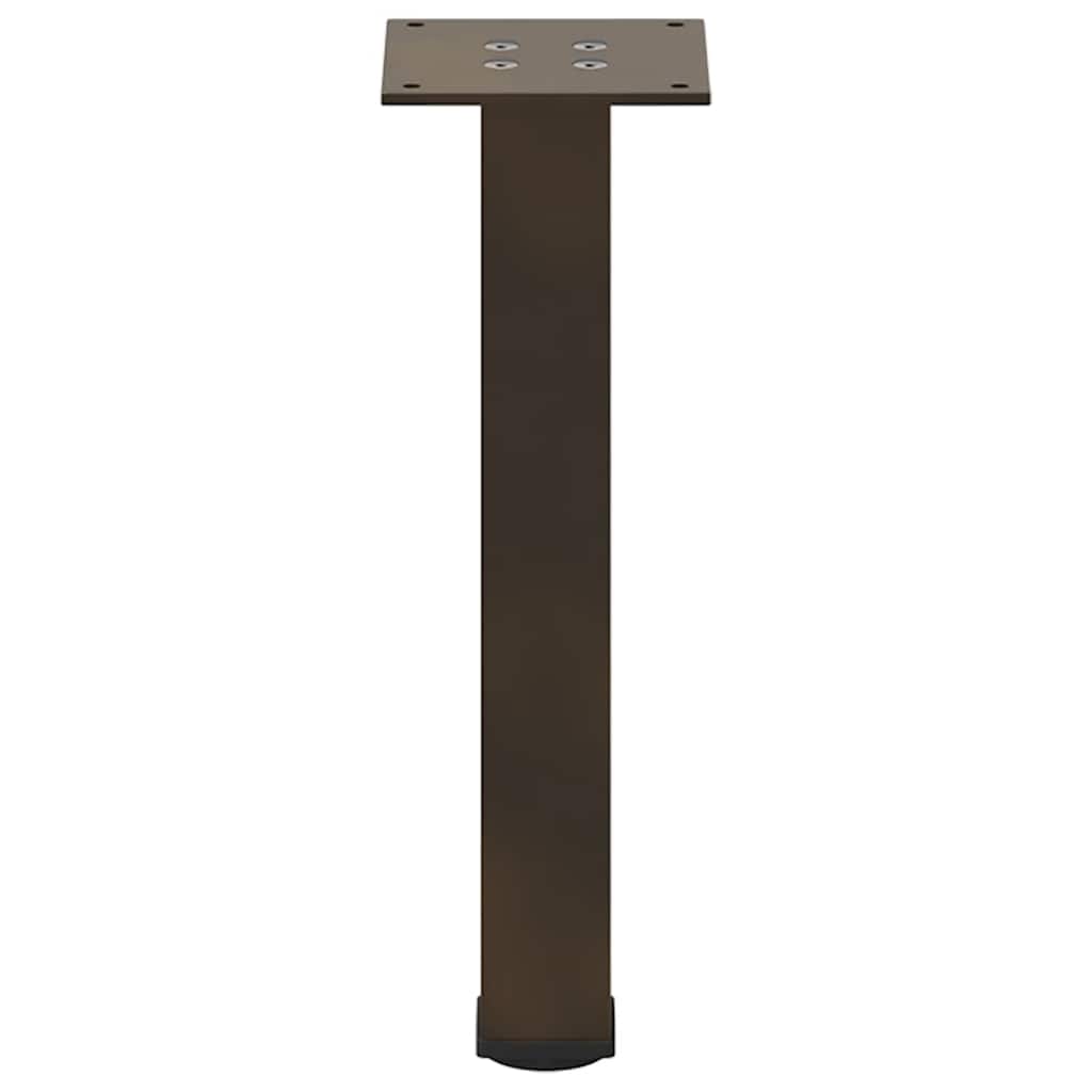 Gambe per Tavolino da Caffè 4 pz Naturale 42-44 cm Acciaio