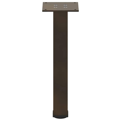 Gambe per Tavolino da Caffè 4 pz Naturale 42-44 cm Acciaio