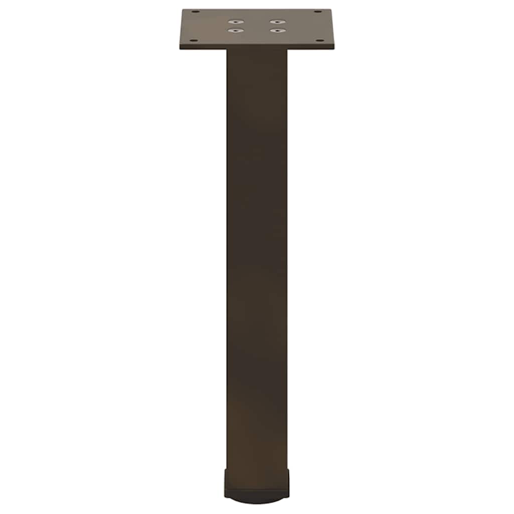 Gambe per Tavolino da Caffè 4 pz Naturale 42-44 cm Acciaio