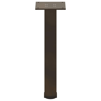 Gambe per Tavolino da Caffè 4 pz Naturale 42-44 cm Acciaio