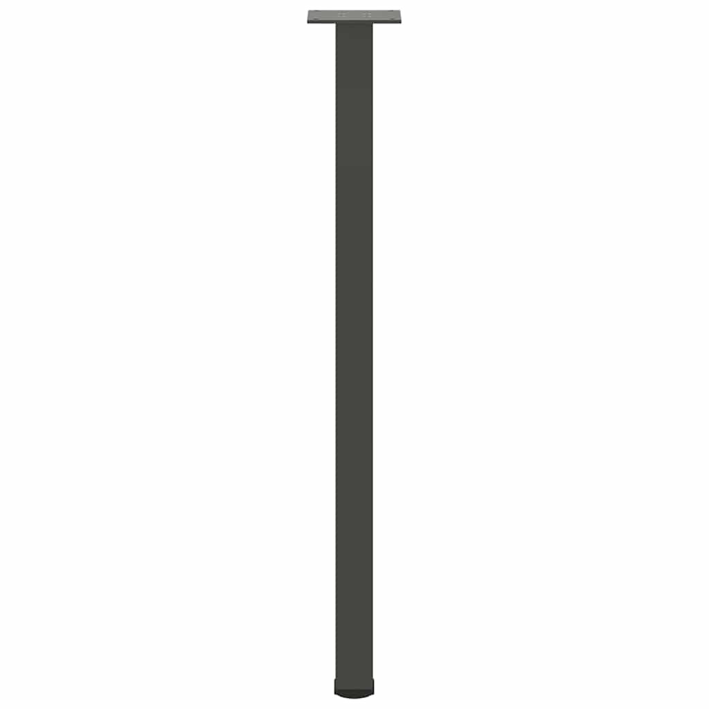 Gambe per tavolo consolle 4 pz Antracite 72-74 cm Acciaio