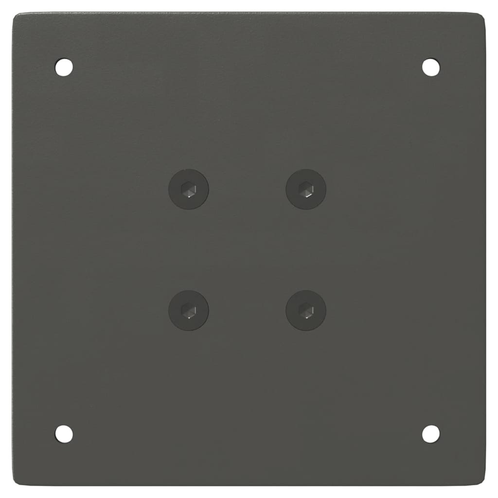 Gambe per tavolino 4 pz Antracite 30-32 cm Acciaio
