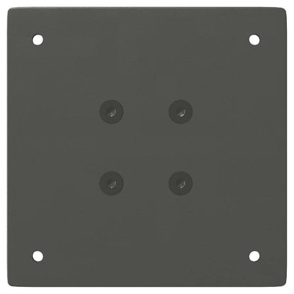 Gambe per tavolino 4 pz Antracite 42-44 cm Acciaio
