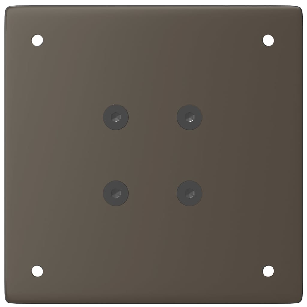 Gambe per Tavolino da Caffè 4 pz Naturale 42-44 cm Acciaio