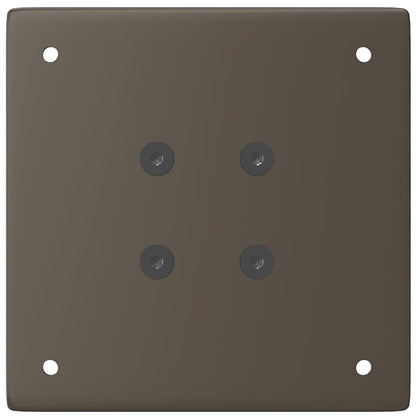 Gambe per Tavolino da Caffè 4 pz Naturale 42-44 cm Acciaio