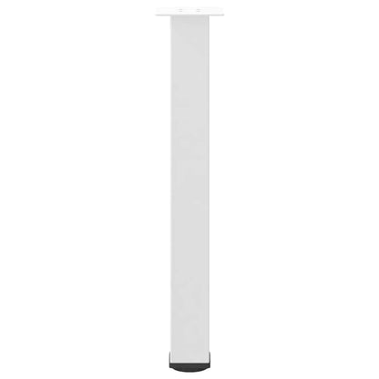 Gambe per Tavolino 4 pz Bianco 72-74 cm in Acciaio