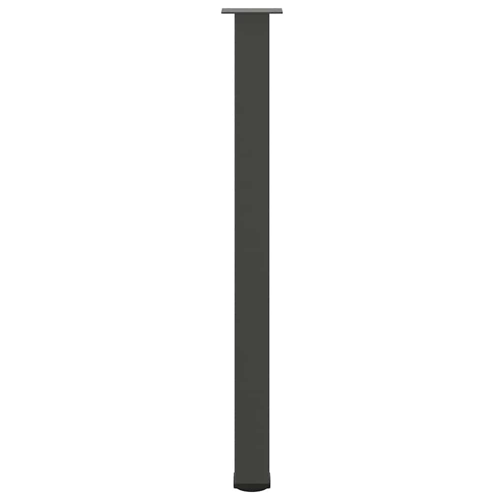 Gambe per tavolo da bar 4 pz Antracite 110-112 cm Acciaio