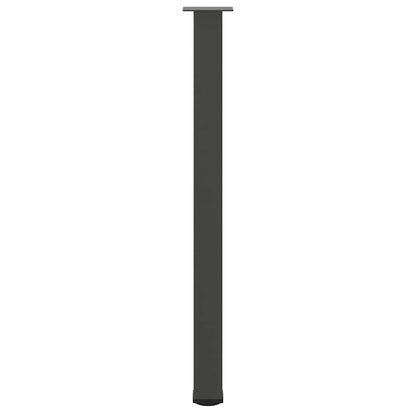 Gambe per tavolo da bar 4 pz Antracite 110-112 cm Acciaio