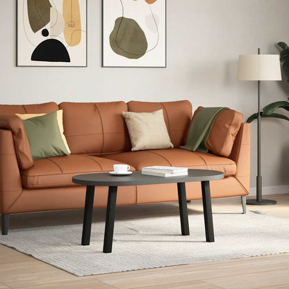 Gambe per Tavolino da Caffè 4 pz Nere 30 cm Acciaio