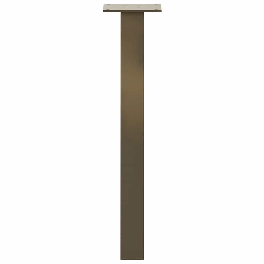 Gambe per tavolino da caffè 4 pz naturale 42 cm Acciaio