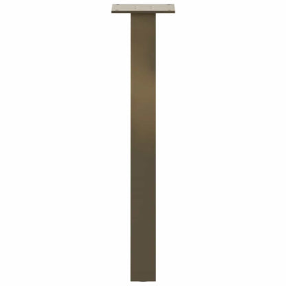 Gambe per tavolino da caffè 4 pz naturale 42 cm Acciaio
