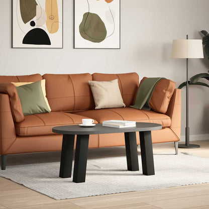 Gambe per Tavolino da Caffè 4 pz Nere 30 cm Acciaio