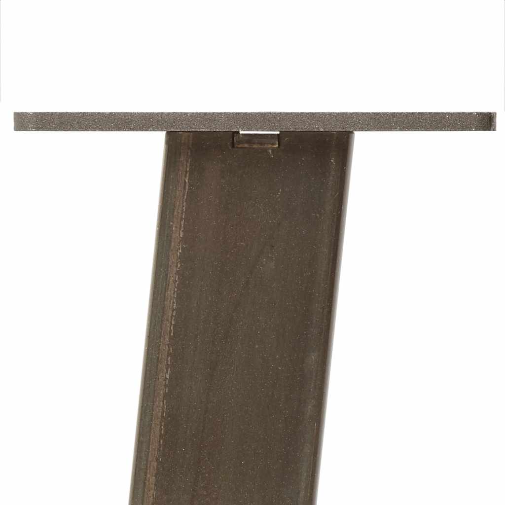 Gambe per tavolino da caffè 4 pz in acciaio naturale 30 cm
