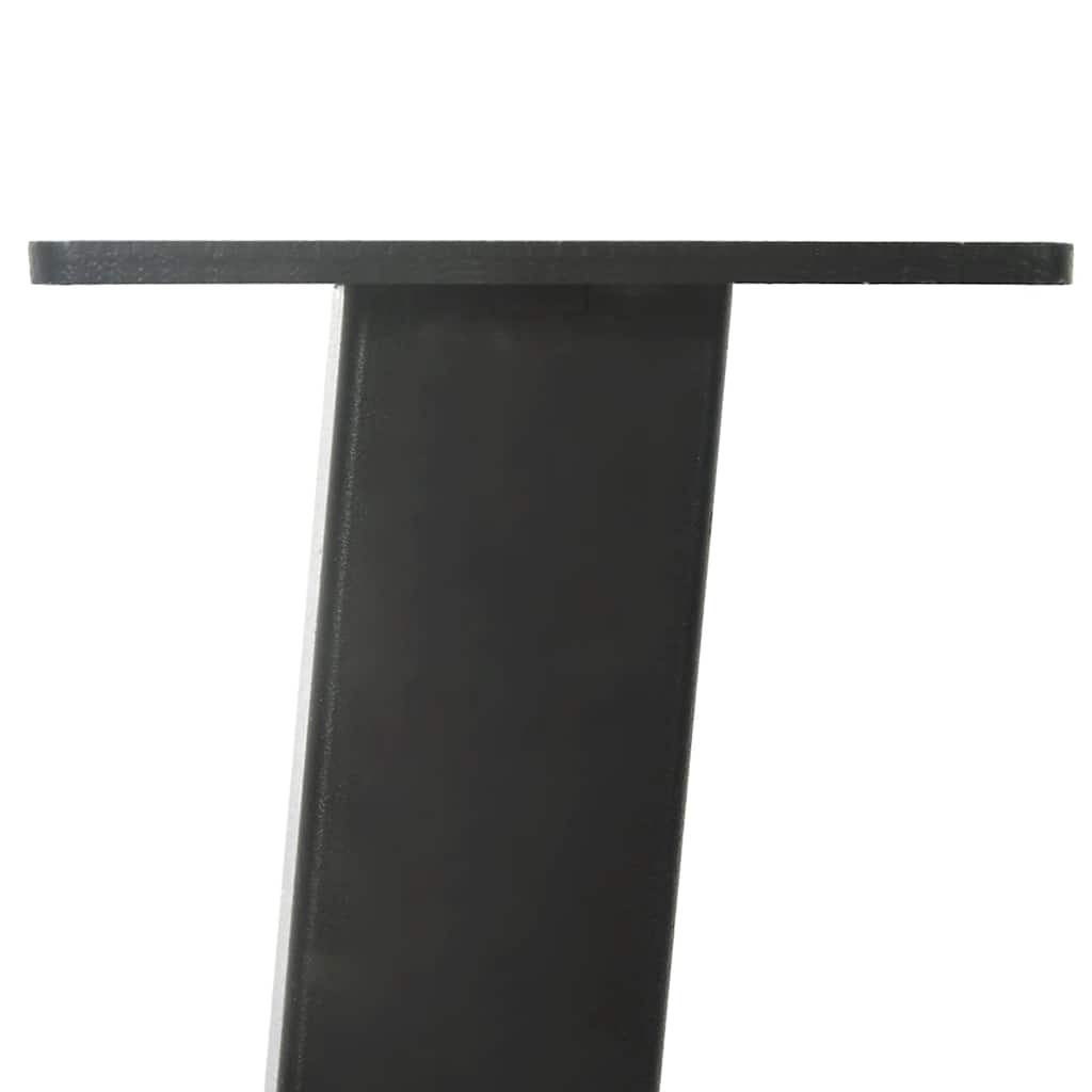 Gambe per tavolino 4 pz Antracite 42 cm Acciaio