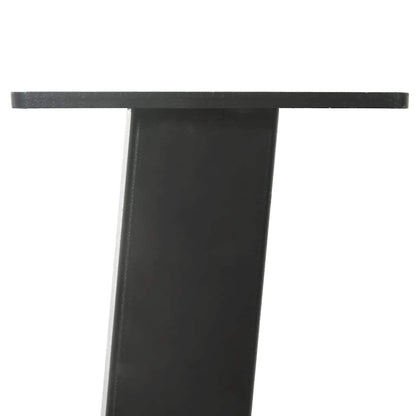 Gambe per tavolino 4 pz Antracite 42 cm Acciaio