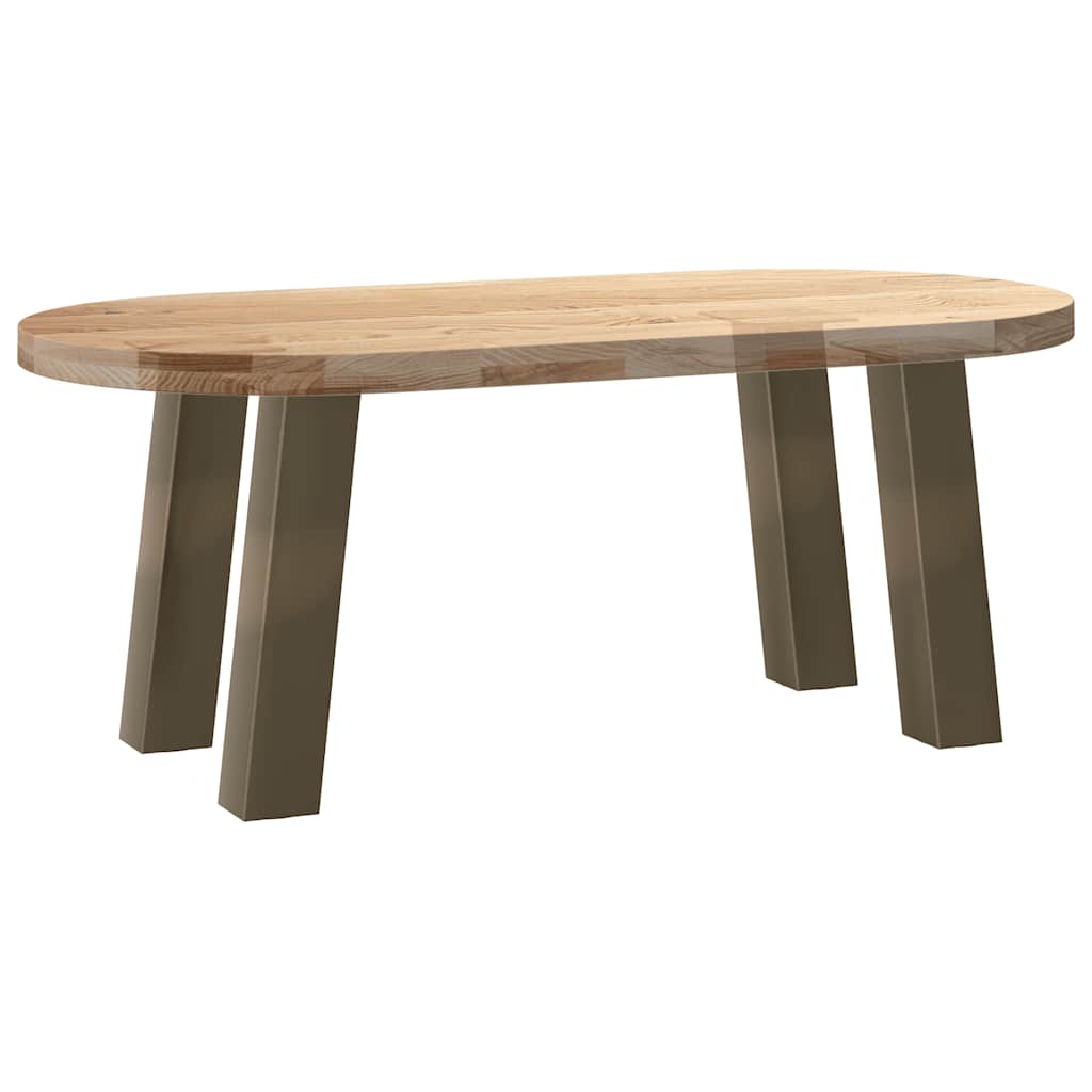 Gambe per tavolino da caffè 4 pz naturale 42 cm Acciaio