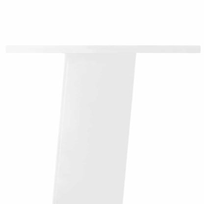 Gambe per tavolo consolle 4 pz bianche 72 cm in acciaio - homemem39
