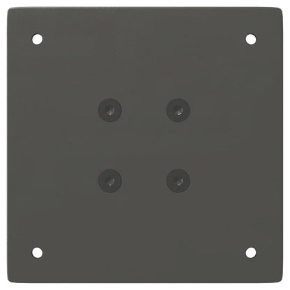 Gambe per tavolo consolle 4 pz Antracite 72 cm Acciaio