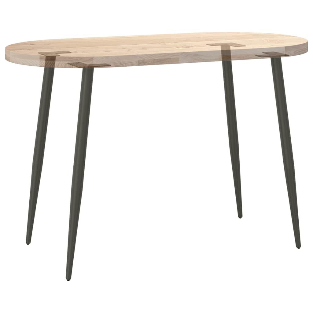 Gambe per Tavolo Consolle Forma Conica 4 pz Antracite 72-73 cm