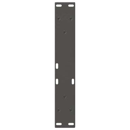 Gambe Tavolino da Caffè forma V 2 pz Antracite 30x(30-31,3) cm
