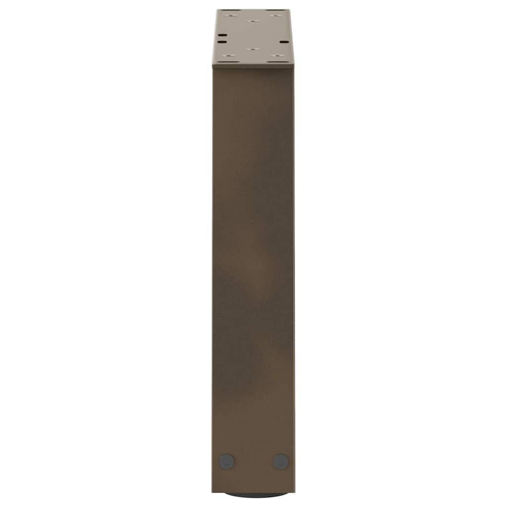 Gambe Tavolino da Caffè forma V 2 pz Naturale 40x(30-31,3) cm
